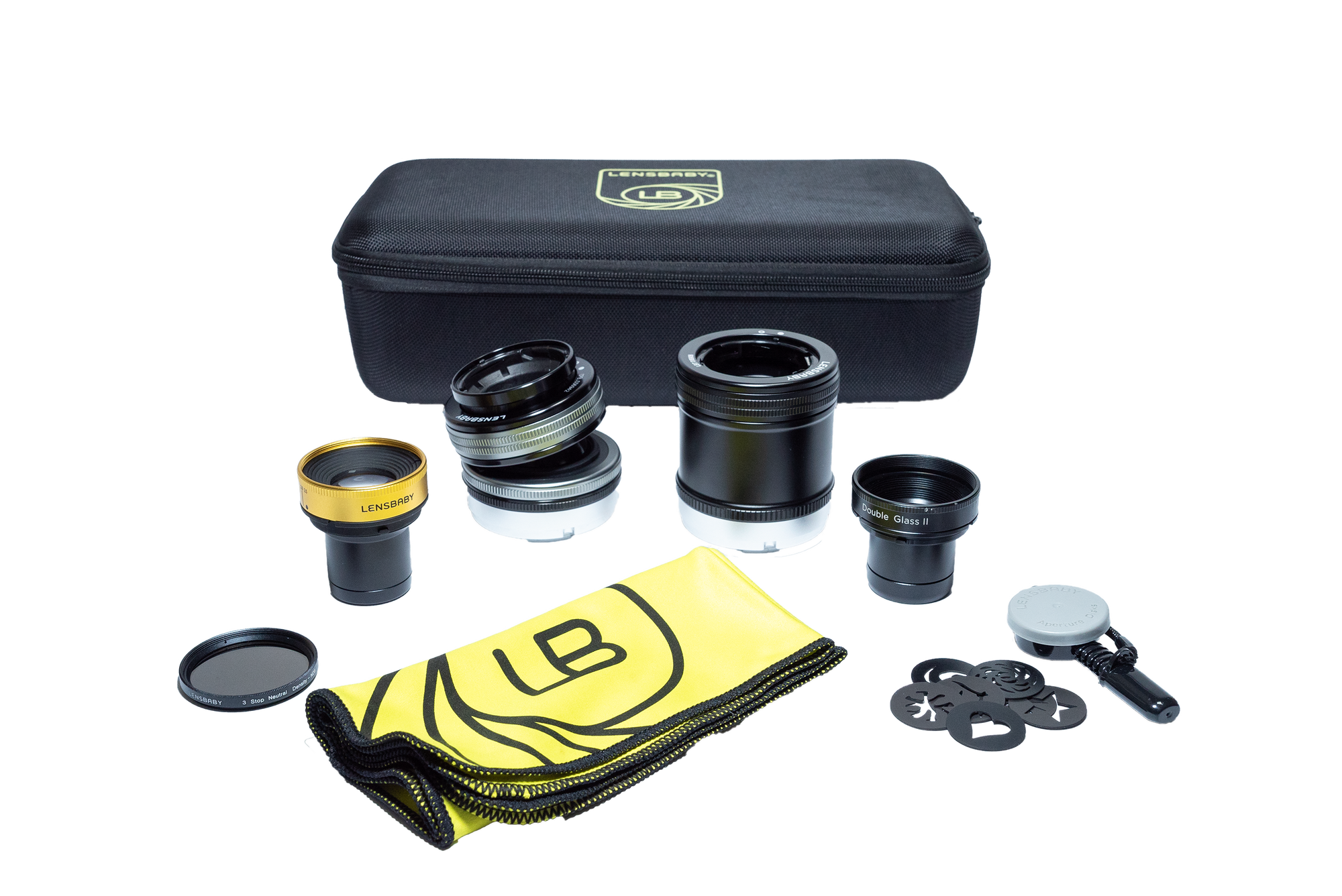 Twist 60 & Double Glass II Optic Swap Kit - Lensbaby Creative Effect Camera Lenses